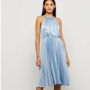 BCBG Frost Plisse Dress (M) (New)